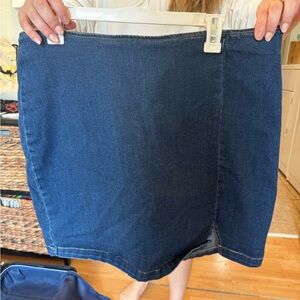 Wild Fable Dark Blue Denim Mini Skirt